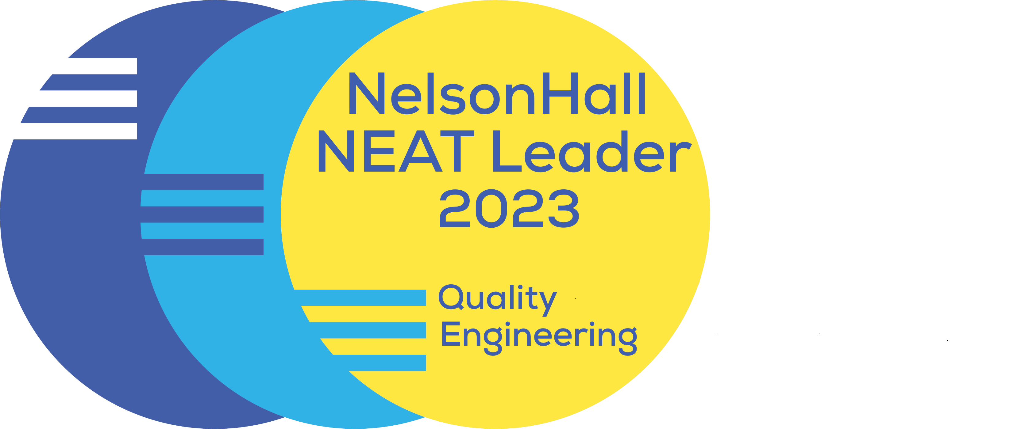 NelsonHall badge - NEAT Leader 2023